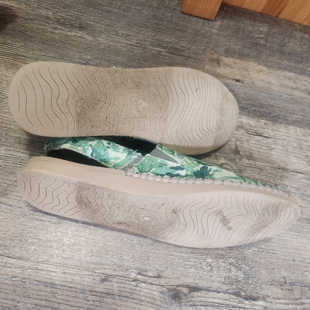 Reef Women's Escape Sling Sandal Size 9 Green Tropical Palm Print - Picture 8 of 9